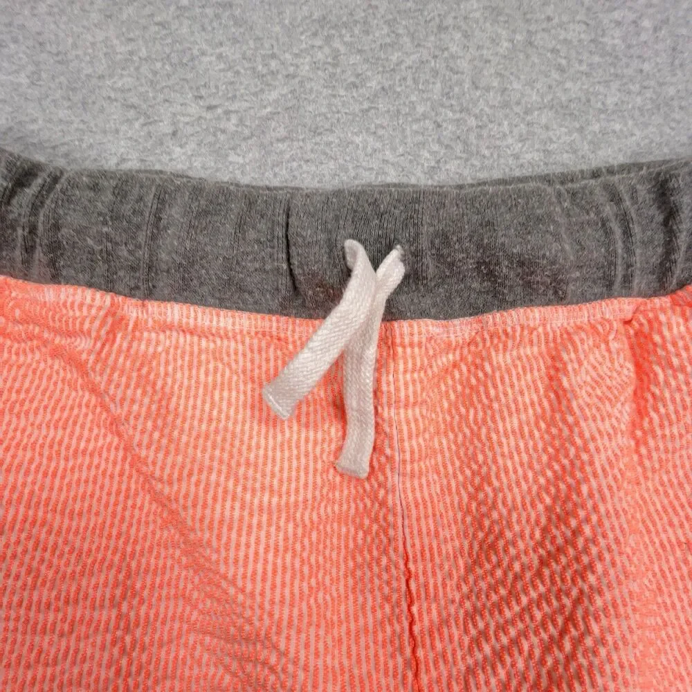 Chubbies Swim Trunks Mens Sz Medium Seersucker Orange Unlined Baggies Shorts USA